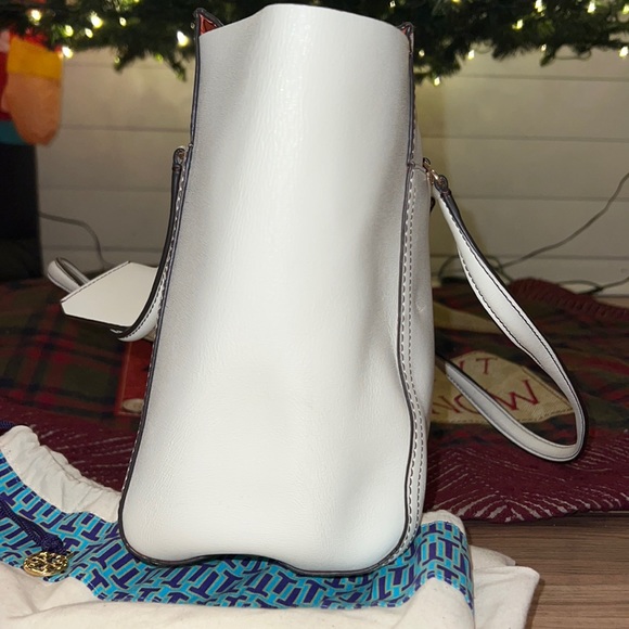 Tory Burch Parker Ivory Mango Large Tote - Picture 3 of 16